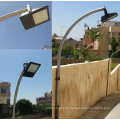 Impermeable led luces de inundación con alimentación solar, luz solar al aire libre con temporizador, luz de seguridad solar